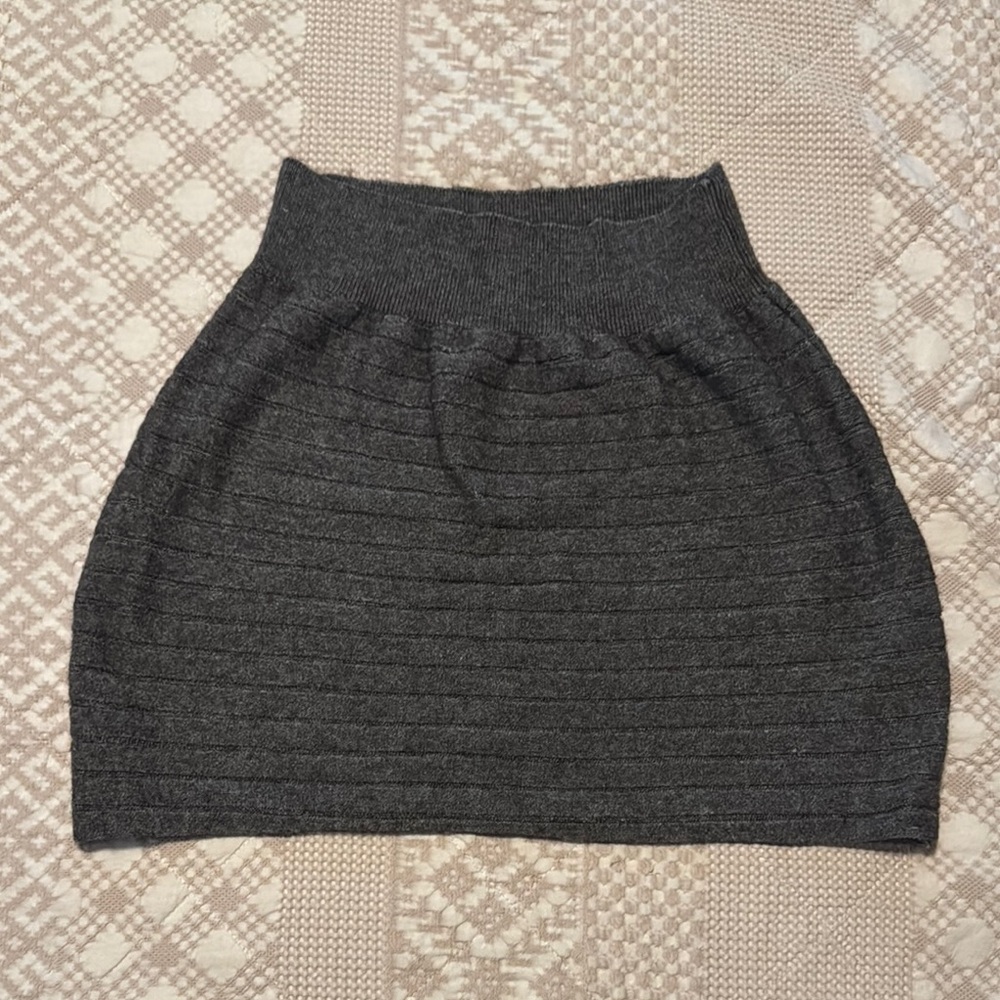 Rag & Bone Gray Mini Skirt